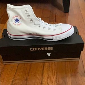white high top converse